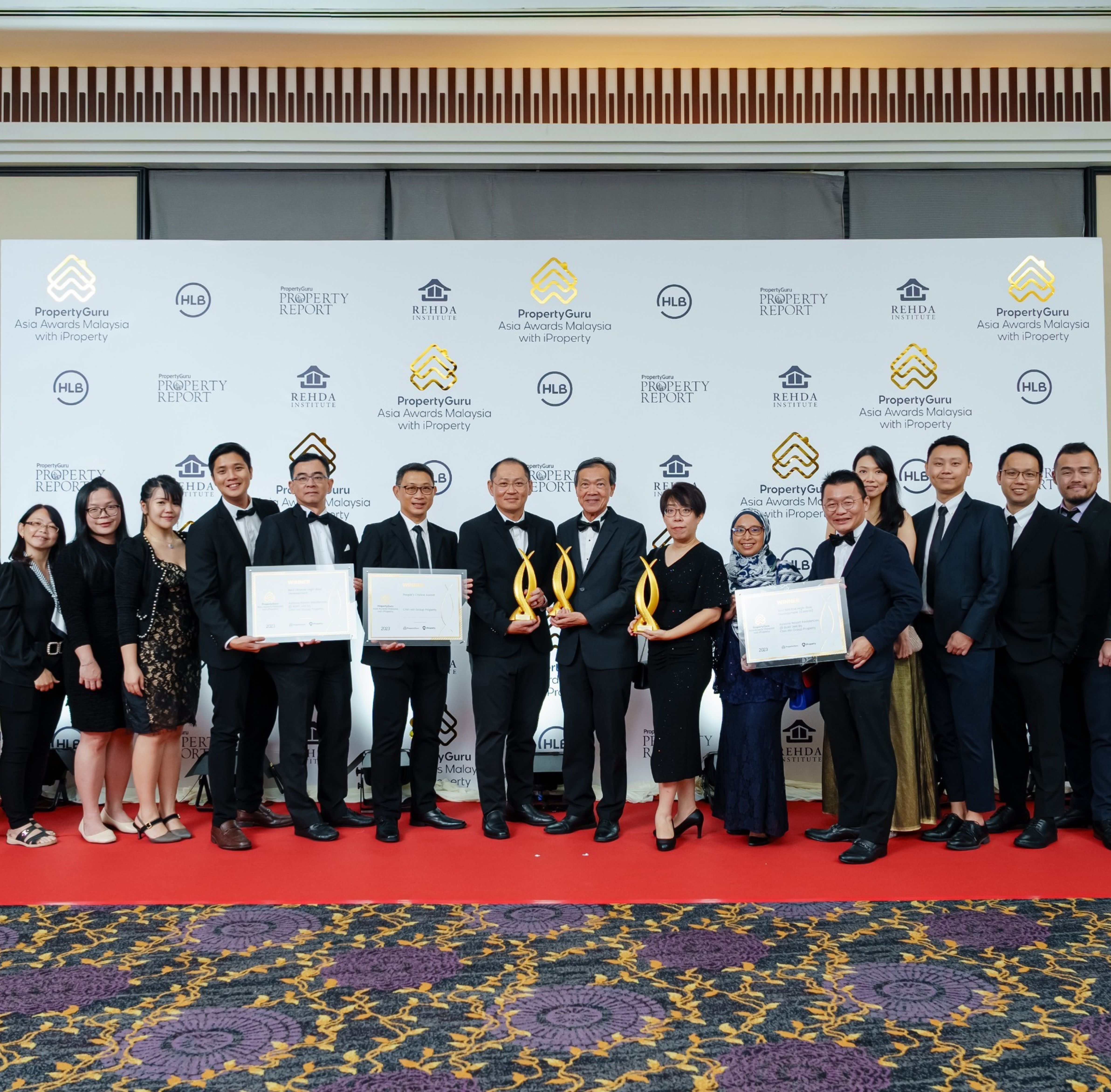 Chin Hin Property Celebrates Triple Win at PropertyGuru Asia Awards Malaysia 2023